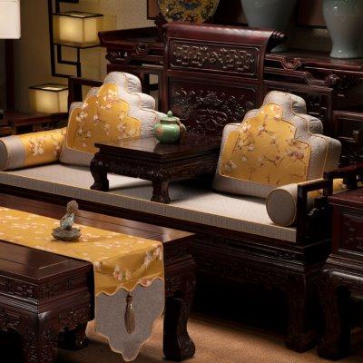 罗汉床坐垫中式高级感实木家具可拆洗垫子红木沙发垫家用加厚定制,居家布艺,沙发垫,淘宝优惠券,粉丝福利购,淘宝优惠卷