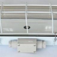 船用荧光舱顶灯ZYC43-2带应急网罩ZYC43-2EF双管 JCY43-2EF 40W*2