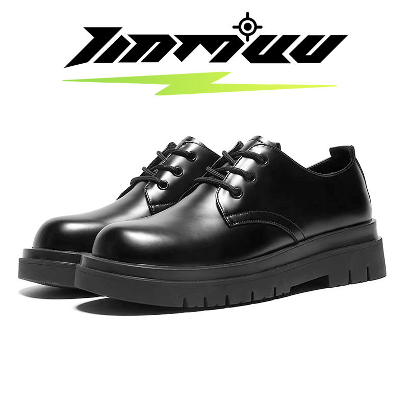 天牧TINMUU厚底休闲通勤德比鞋男