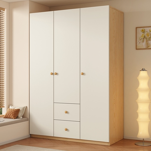 衣柜家用卧室小户型一门到顶自由组合儿童储物柜出租房用加厚衣橱