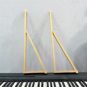 单拍不发 吸音板落地脚架靠墙不伤墙实木支架一对 简单声音