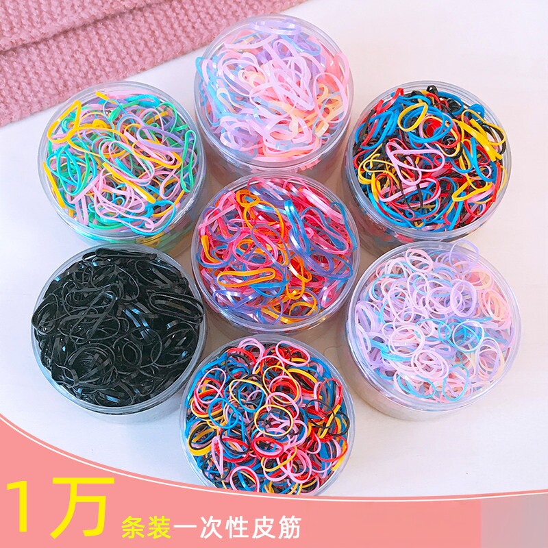 女童一次性橡皮筋发圈