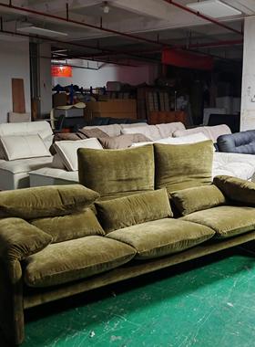 鼎德喜家具马拉伦加复刻maralunga布艺沙发单人位双人三位沙发椅