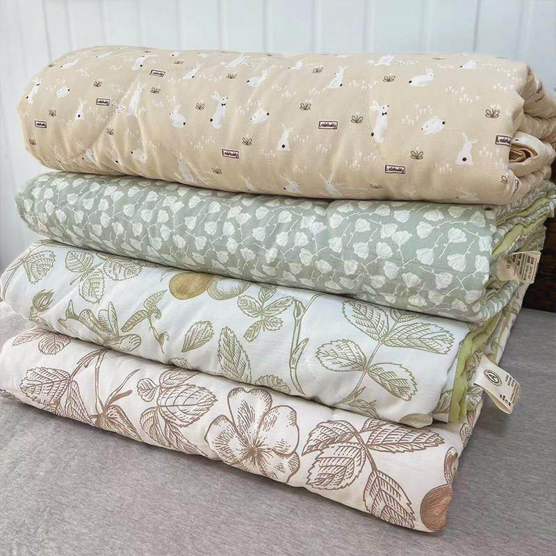 水洗棉麻单双人夏凉被柔软母婴级学生宿舍被芯春秋空调被夏季薄被,床上用品,化纤被,淘宝优惠券,粉丝福利购,淘宝优惠卷