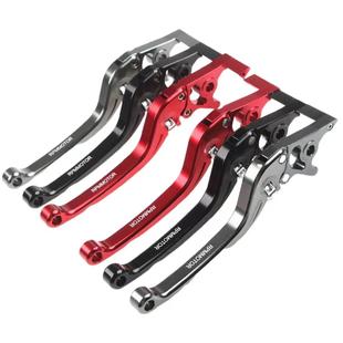 前后碟刹牛角电动车电摩改装刹车手柄侧推上泵可调节手把杆铝合金