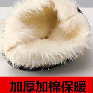 长毛绒雨鞋内胆男女士加厚加棉保暖加绒雨靴内衬水鞋胶鞋棉套冬季