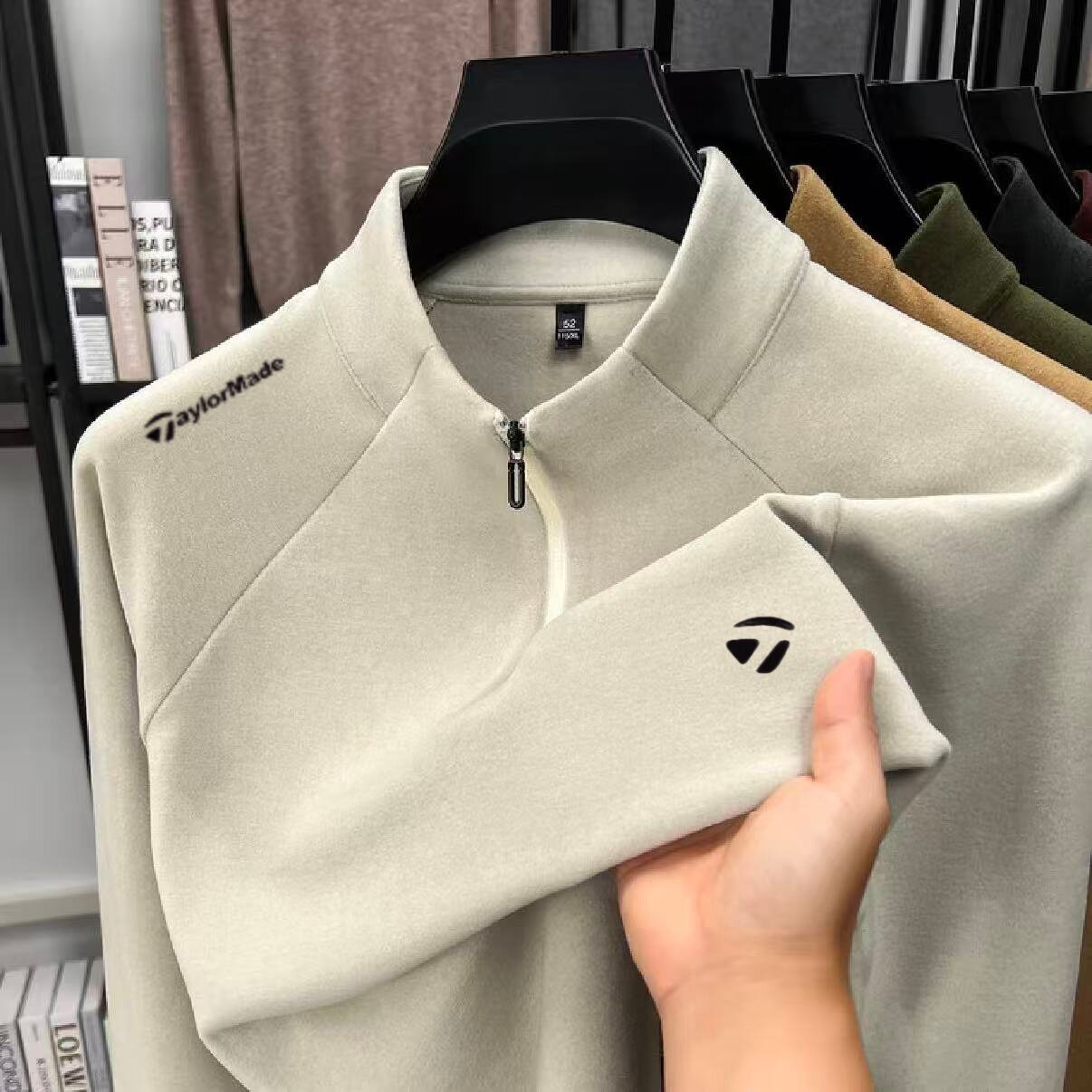 Taylormade高尔夫德绒保暖卫衣男