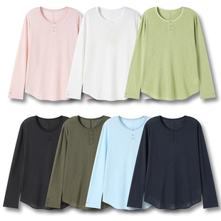 亨利亚麻 原ZM6T837上衣 长67.5 老板潘潘