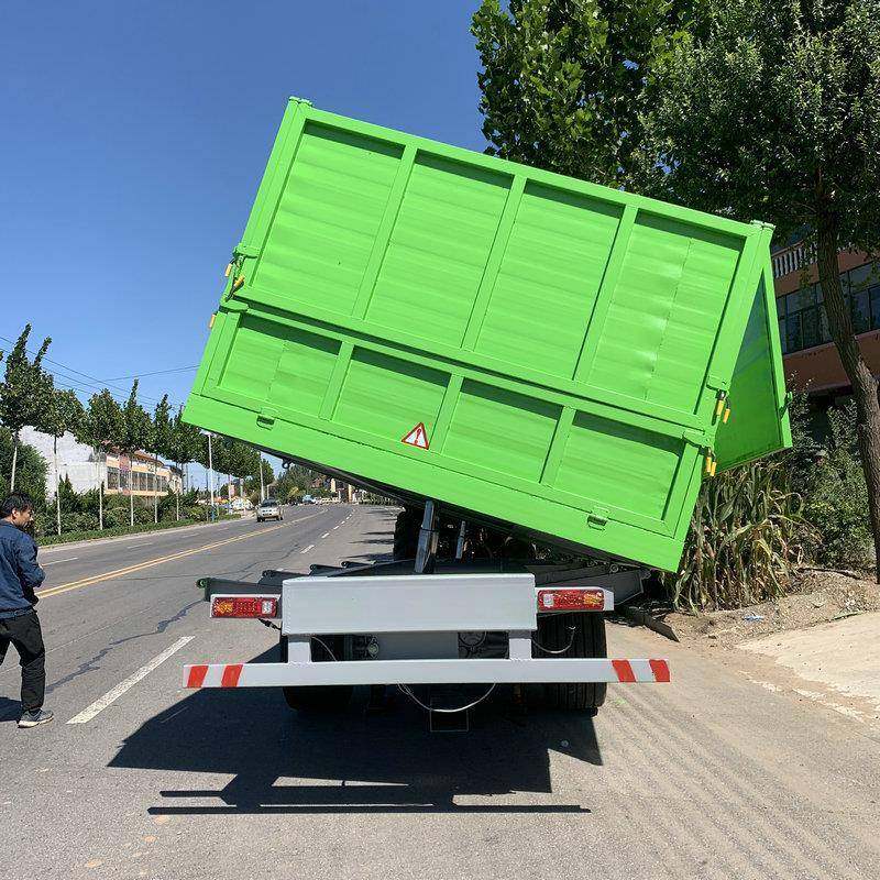 重型仓栏式货物密封拖车集装箱牵引式物资拖车仓库快递运输车