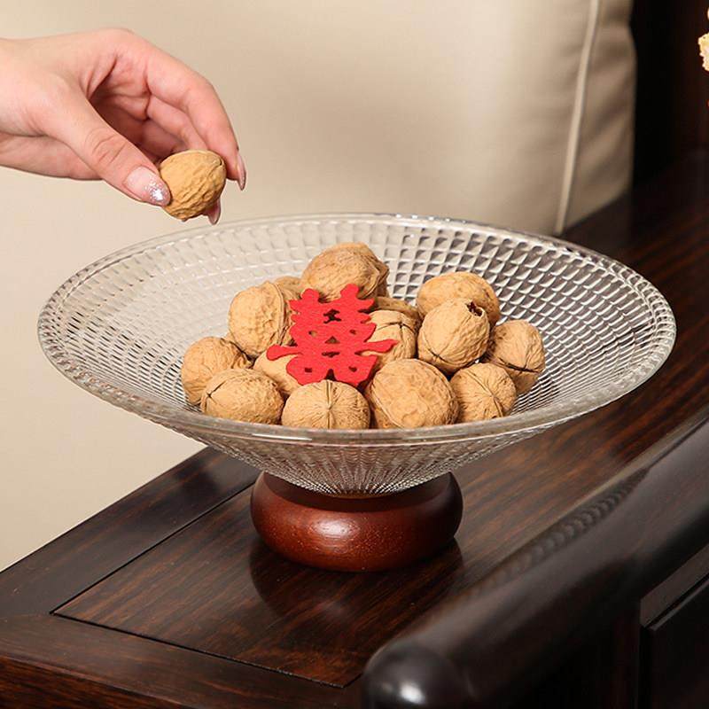 水果盘客厅家用轻奢玻璃果盘糖果盘子前台茶几零食托盘水晶水果盆,餐饮具,果盆/果盘/果篮,淘宝优惠券,粉丝福利购,淘宝优惠卷