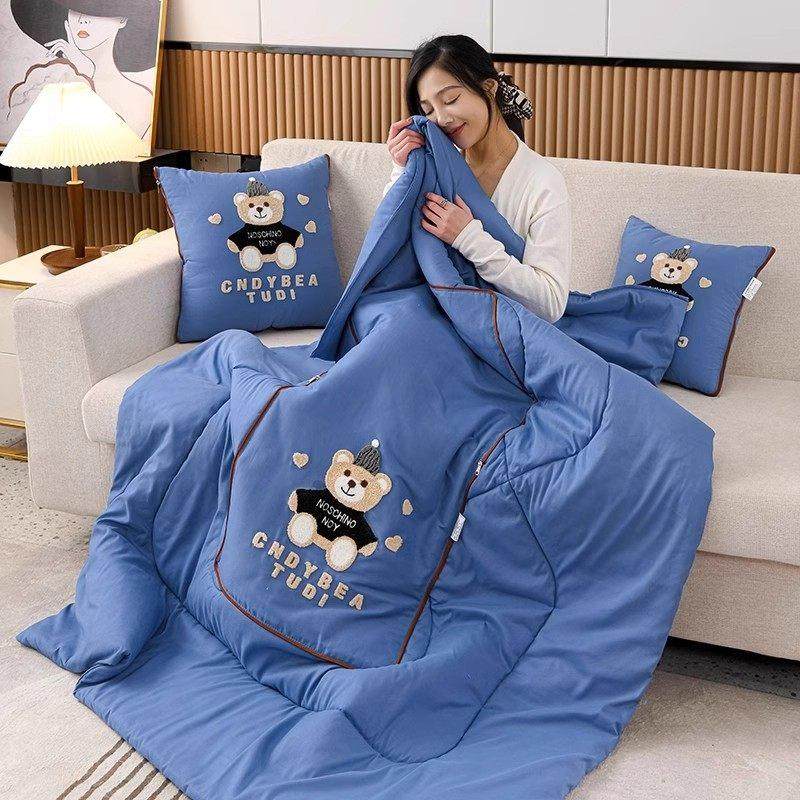 德国抱枕被两用二合一加厚折叠汽车载办公室客厅午睡空调毯子靠垫,居家布艺,抱枕被,淘宝优惠券,粉丝福利购,淘宝优惠卷