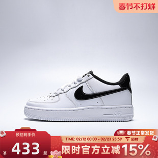 滔搏NIKE耐克大童鞋AIRFORCE1LV82KI(GS)运动休闲鞋IM4402-100