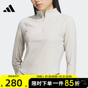 T運動休閑長袖 adidas阿迪達斯女子FUSTL T恤JM4279