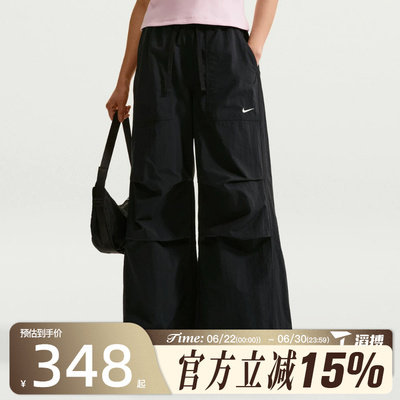 滔搏NIKE耐克女子AS W NSW OS STRCTRD 运动休闲长裤IR1639-010