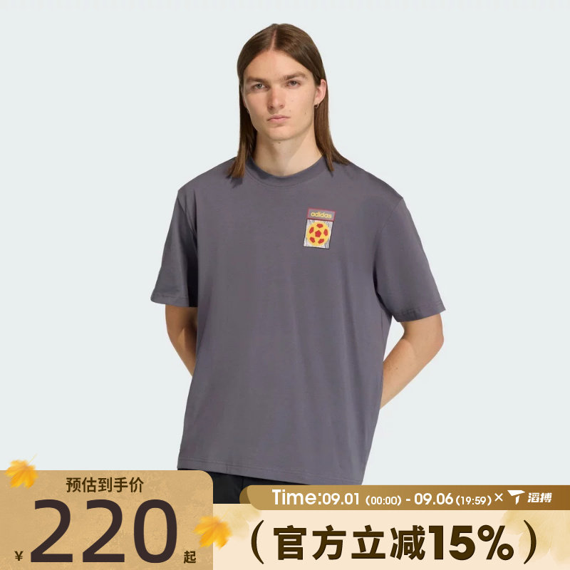 滔搏adidas阿迪达斯三叶草男子FLAG GFX 运动休闲短袖T恤KD1429图片