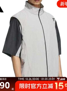 滔搏adidas阿迪达斯男子运动休闲单马甲KB4624