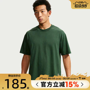 滔搏NIKE耐克男子宽松针织圆领运动训练休闲短袖T恤II3703-323