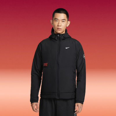 滔搏NIKE耐克男子马年新年款运动夹克休闲薄款棉服外套IQ3715-010