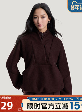 滔搏adidas阿迪达斯女子运动休闲套头衫卫衣HY2122