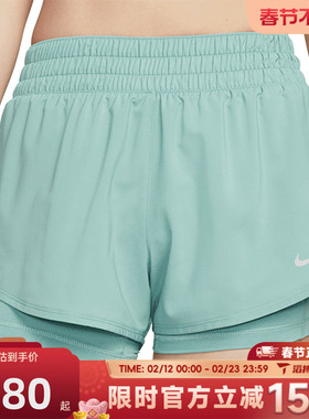 滔搏NIKE耐克女子AS ONE MR 3IN 2N1 SRT运动休闲短裤DX6013-017