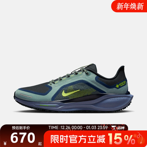 滔搏NIKE耐克男鞋AIR ZM PEGASUS 41GTX运动训练跑步鞋FQ1356-006