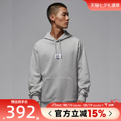 滔搏NIKE耐克男子AS M J FLT FLC 运动休闲套头衫卫衣FV7248-050