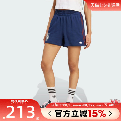 滔搏adidas阿迪三叶草女子GRFX SHORTS运动休闲短裤JW6065