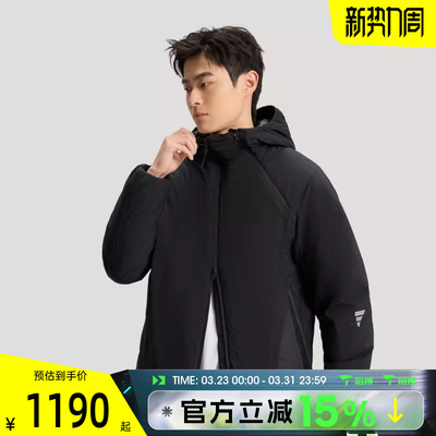 滔搏adidas阿迪达斯男子FOS M PD JKT运动休闲棉服外套KH0413