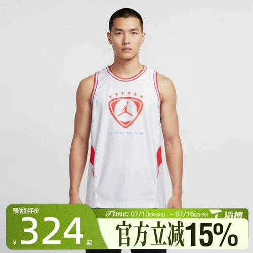 滔搏NIKE耐克男子AS J BRK FC SL JSY运动休闲无袖T恤IO1831-100