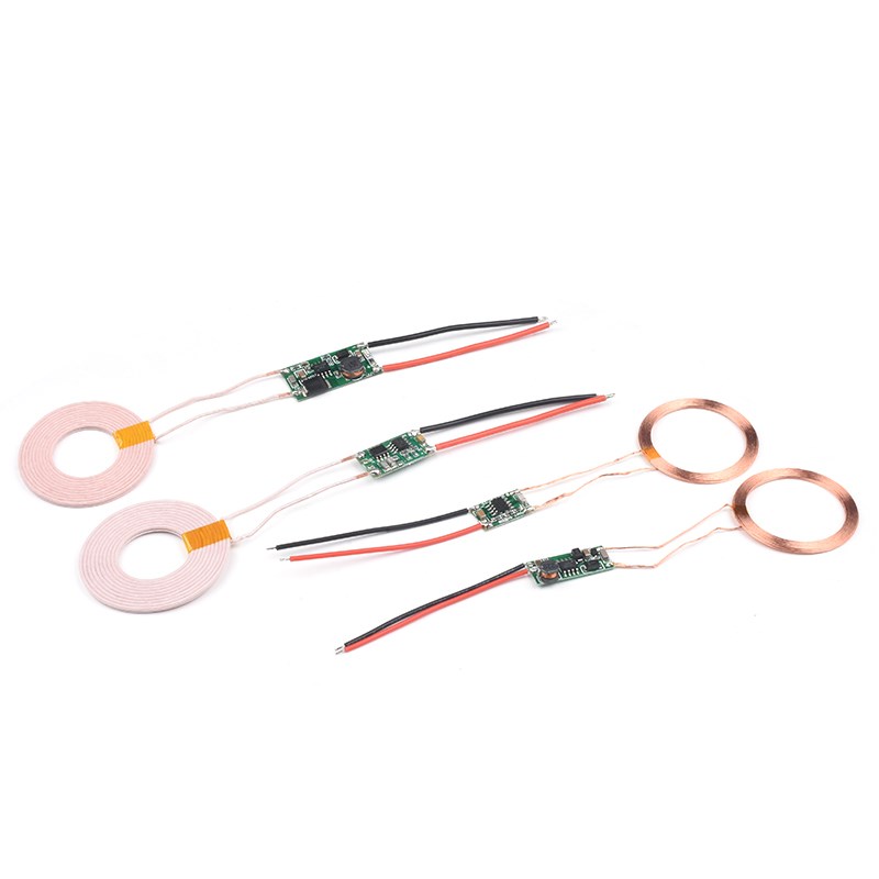 无线供电模块5V1A/5V2A 无线充电发射接收端电路板5w 10w大功率