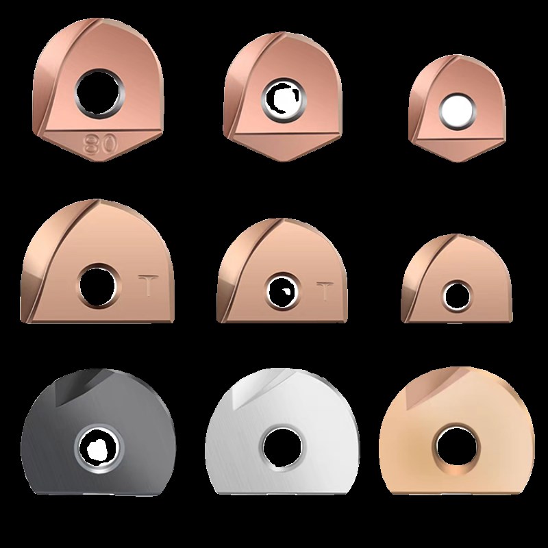 R4/R5/R6/R8/R10/R12.5/R15/R16数控半圆铣刀片刀粒球头铣/淬火硬