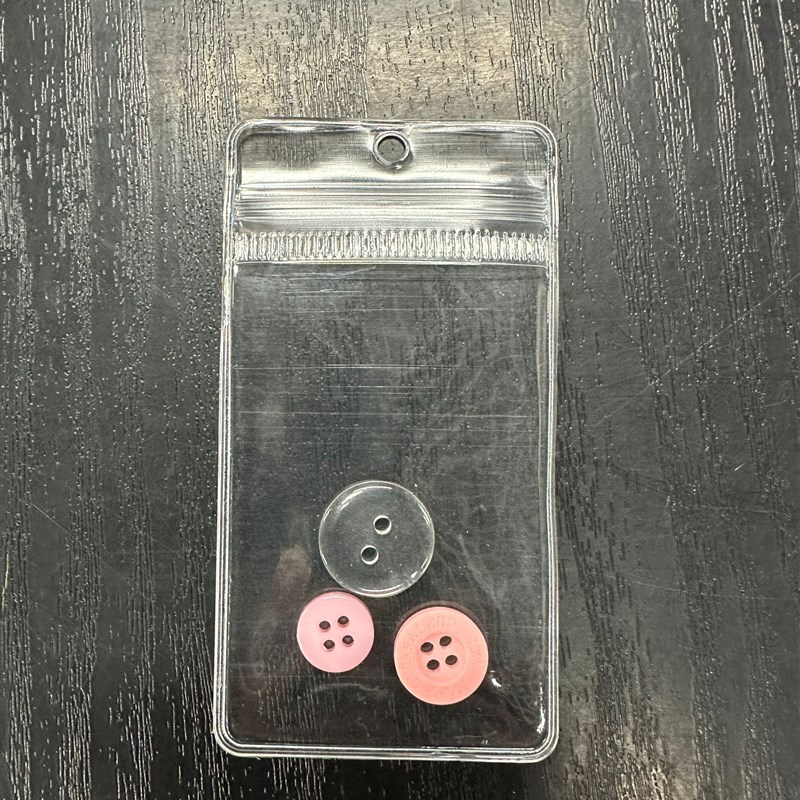 PVC吊牌领标袋标签塑料透明卡套袋子饰品卡纸钮扣夹链袋证件套
