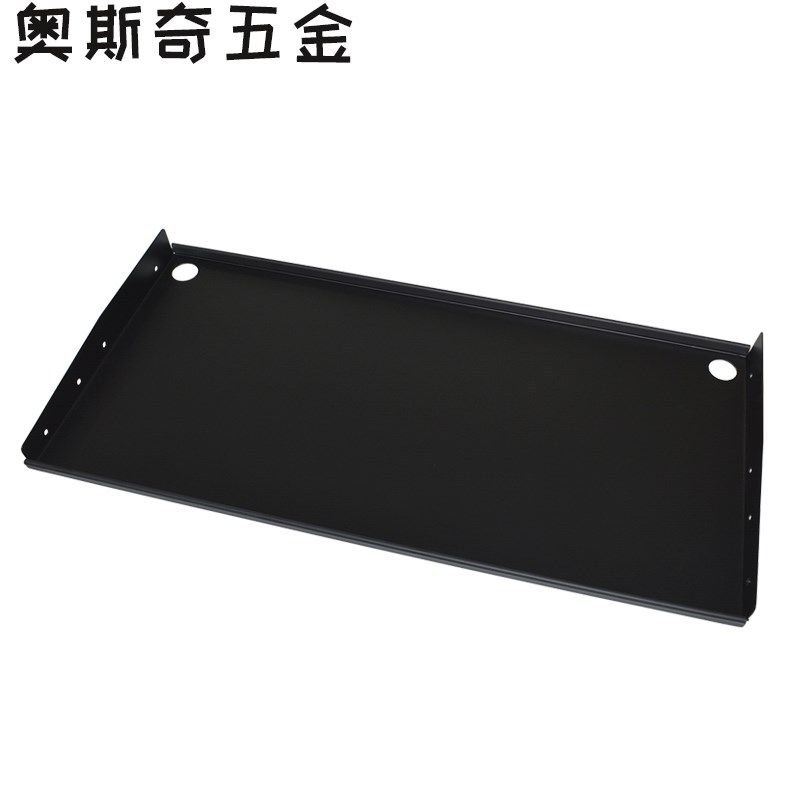 办公桌钢制键盘托架支撑架电脑键盘抽屉托盘桌底板托X二节导轨吊