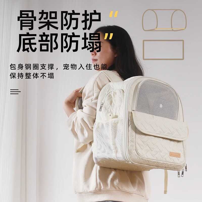 猫包双肩包猫咪外出便携背包猫咪狗狗出J门轻便手提透气宠物包便