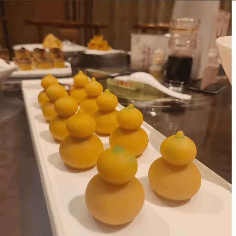 网红6连葫芦鹅肝k矽胶模具摆盘意境糕点冷菜米糕象形慕斯翻糖磨具