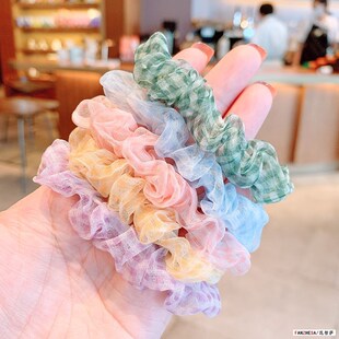 大肠发圈韩国f儿童扎头r发皮筋女孩小肠圈公主宝宝发绳头绳发饰头