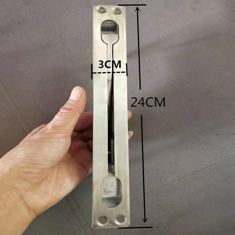 防盗门锁双开门付锁门锁插销通用型锁具大门配件机械门锁插销付门