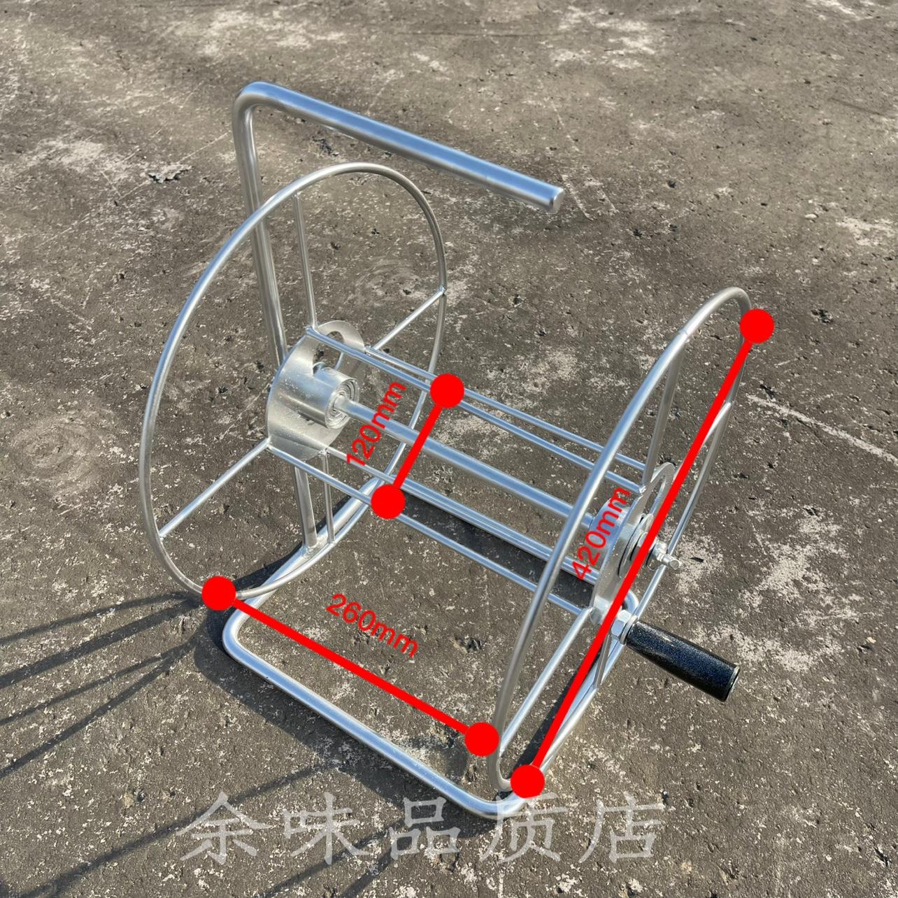卷线盘空盘绕线盘铁盘电线收纳盘收绳子铁丝收线器卷钢丝金属卷管