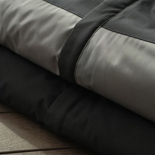 男士双面穿保暖棉马甲 防风防水可拆卸连帽背心外套 秋冬款k