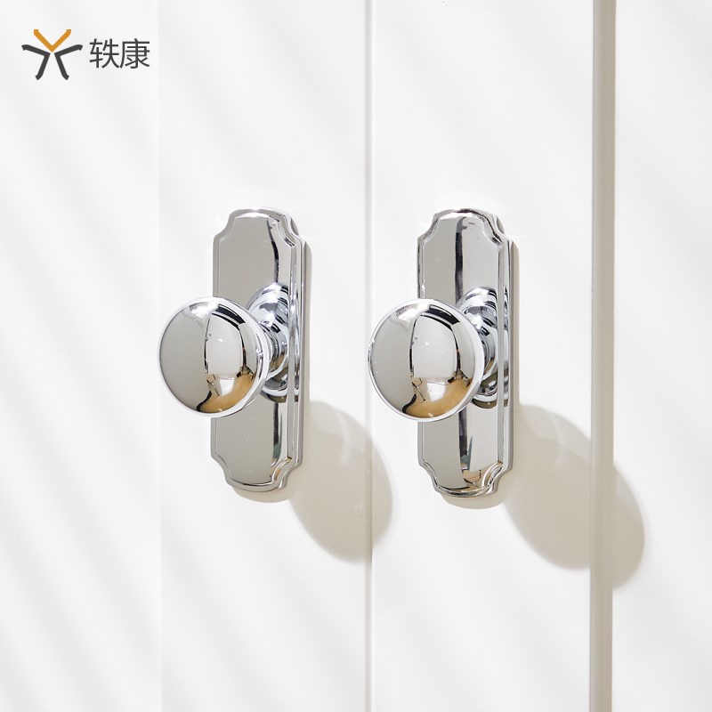 意式拉手轻奢法式银色柜门贝壳把手高档衣柜橱柜抽屉鞋柜黄铜拉手