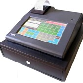 粉面店点餐收银叫号触摸屏一体机 快餐收银机 餐饮收款 机