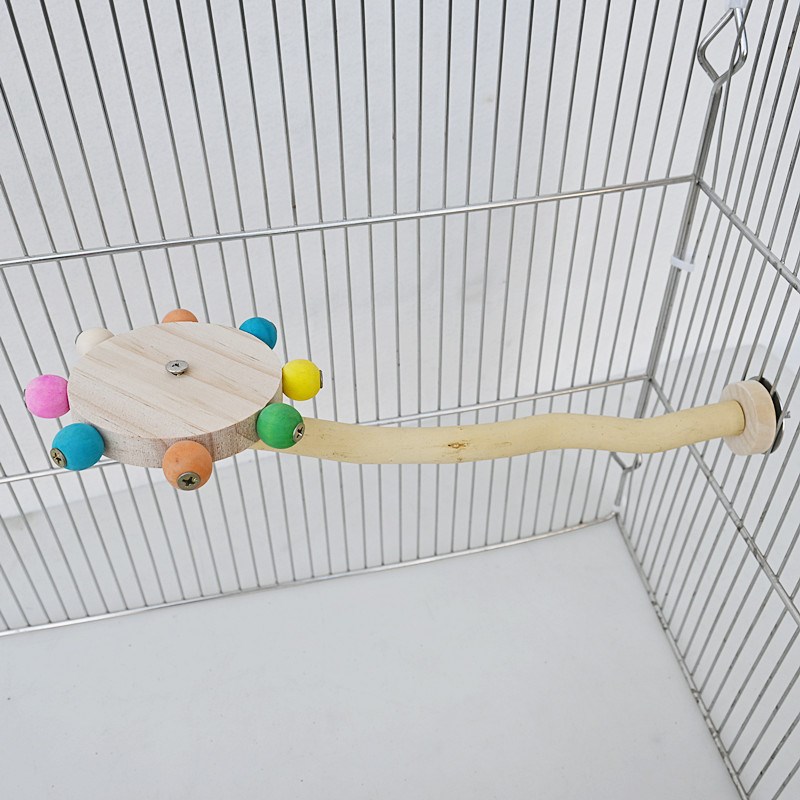 站架鹦鹉空中旋转风车飞碟鸟玩具棒杆杠益智玩耍虎皮牡丹笼子用品