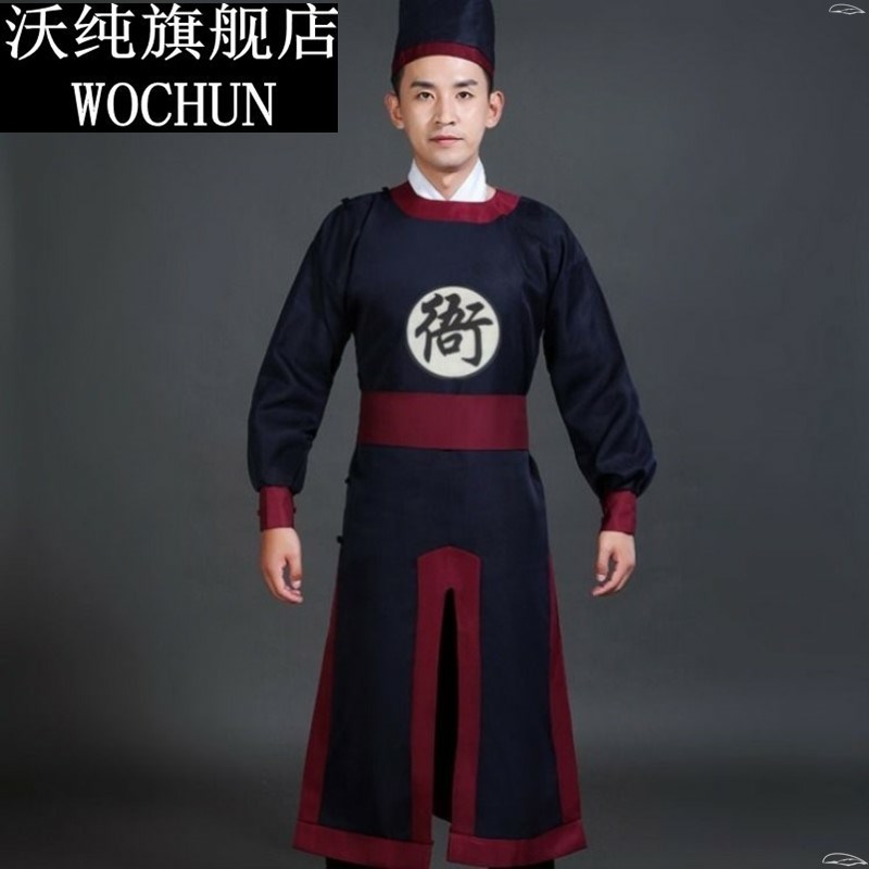 儿童古装男童古代侍卫衙役衙门捕头捕快差役官差衣服六一表演出服