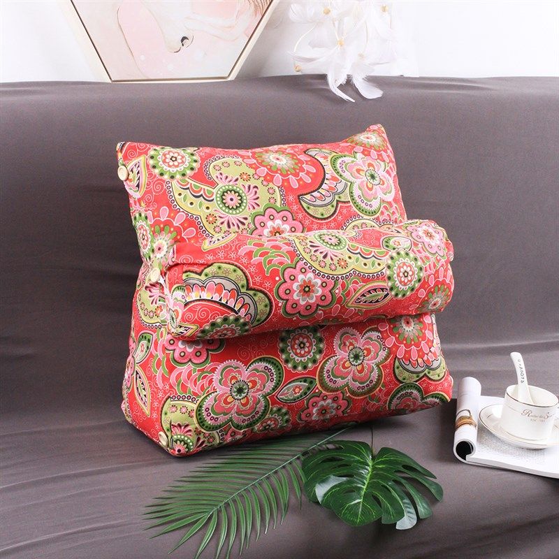 莫莎床头靠垫沙发腰靠多功能护腰枕头三角靠垫汽车腰靠帆布四季款,居家布艺,腰靠垫,淘宝优惠券,粉丝福利购,淘宝优惠卷