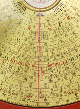 高精度铜小罗盘初学者随身携带三元三合综合盘专业八寸三寸六寸大