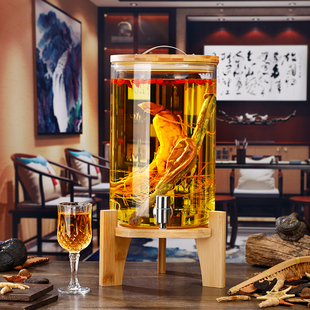 泡酒玻璃瓶专用酒瓶人参瓶酒坛泡酒罐加厚密封罐药酒瓶家用酿酒缸