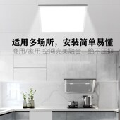 明装 LED平板灯600x600吸顶灯300x1200石膏板水泥顶吊线面板灯