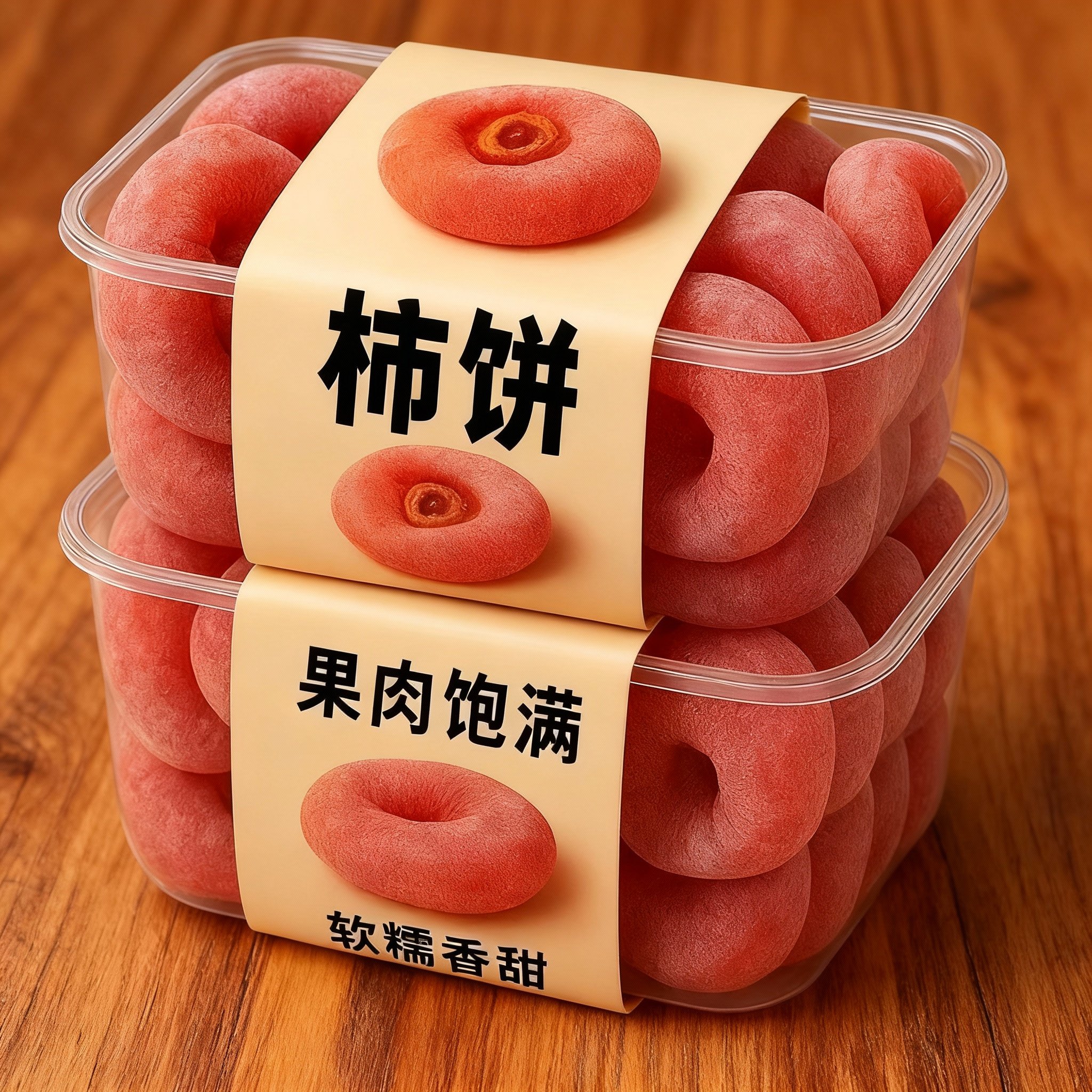 老人吃柿饼霜降柿饼农家柿子饼流心糖心新鲜整箱丽人膳补袋装柿饼