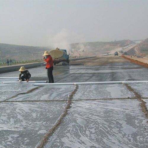 工程建筑地c膜 1-2米宽不折叠透明白色塑料微膜混凝土保养保护薄