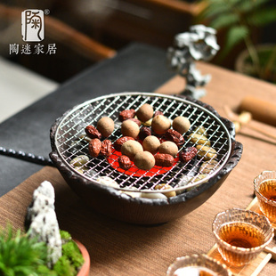 陶迷1000W黑晶炉家用小型电磁炉围炉煮茶器咖啡加热炉大功率节能